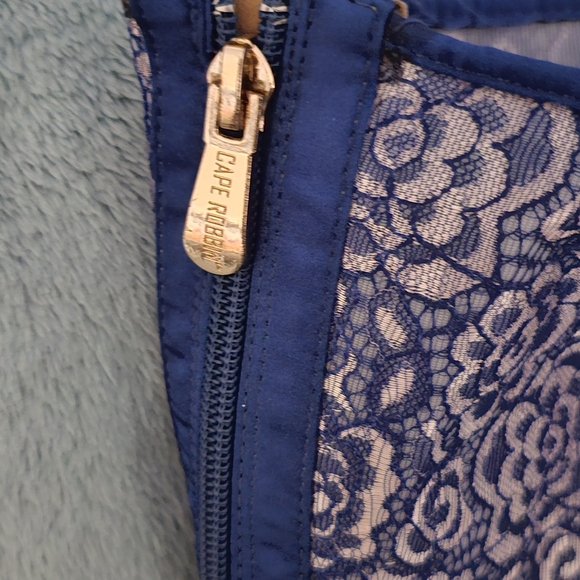 Cape Robbin Blue Patterned Over the Knee Boots - Picture 8 of 14